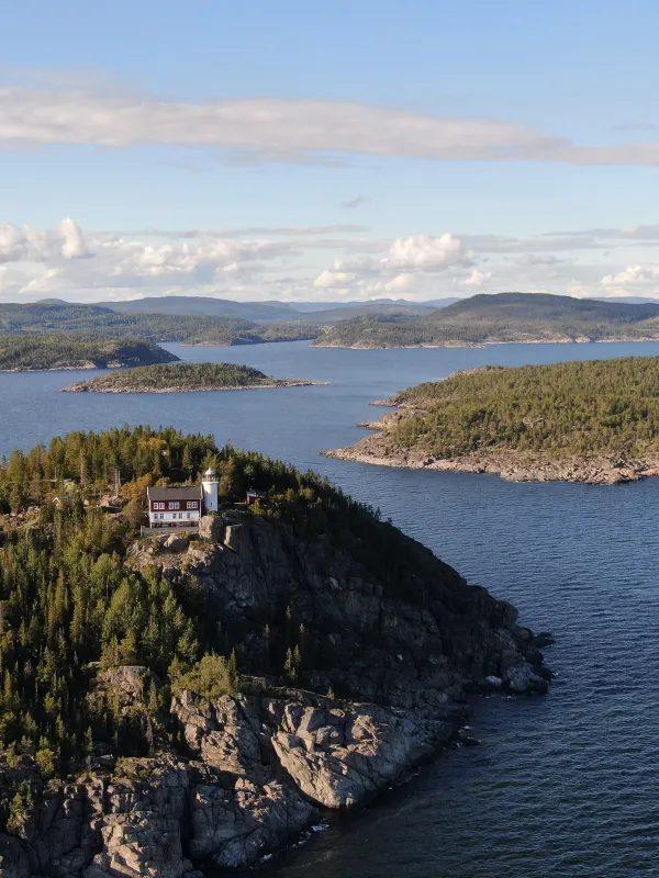 flygbild högbonden höga kusten världsarvet 