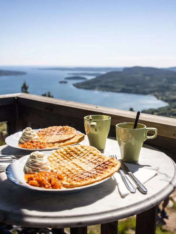 smaker mat och dryck äta i höga kusten skuleberget