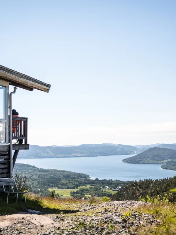 utsikt från toppstugan skuleberget