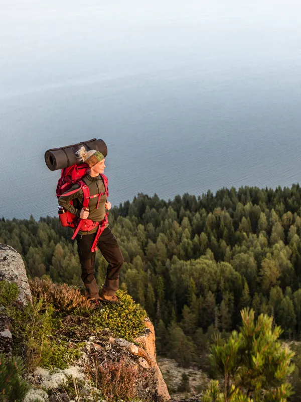 Friluftsliv vandring Höga Kusten