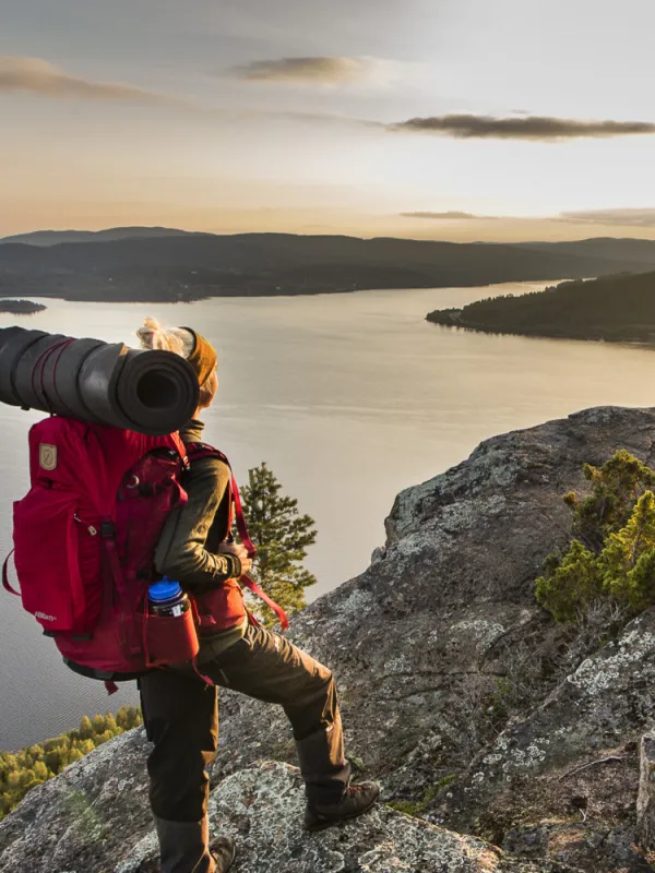 Vandring vandra i Höga Kusten Fäberget